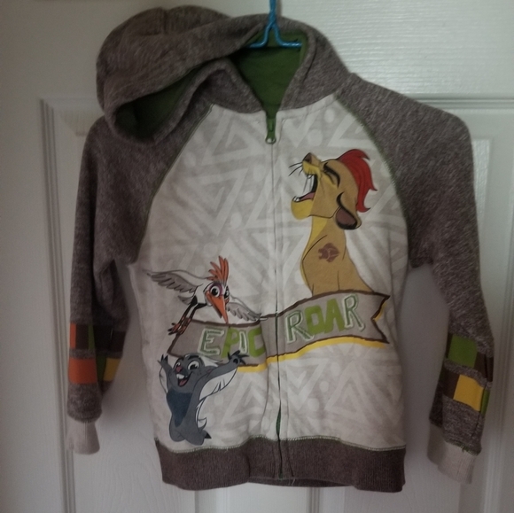 The Lion Guard Toddler Boys Puffer Vest /& Top Set Size 2T 3T 4T